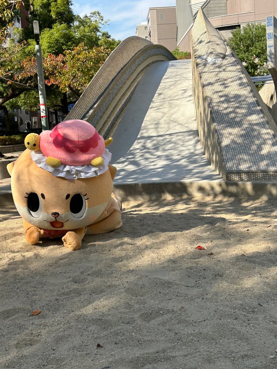 ちぃちぃ‼️‼️ また大胆に突っ込んだなぁ😅💦 Dive into the sandbox！