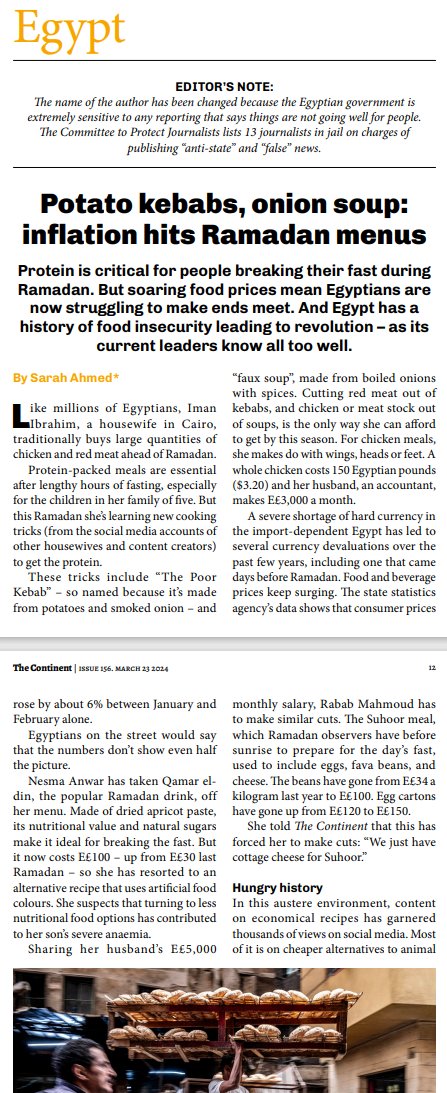 #Egypt: 'the poor kebab' @thecontinent_
