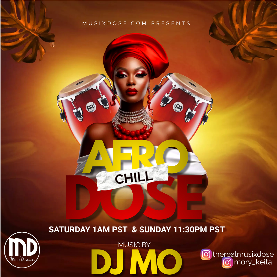 Listening to DJ MO Afro Chill Dose Tune In Now!! Download The Musix Dose App available in All APP STORES!! #afrobeats #Africa #GhanaMusic #djmo #musixdose #wedidit1st