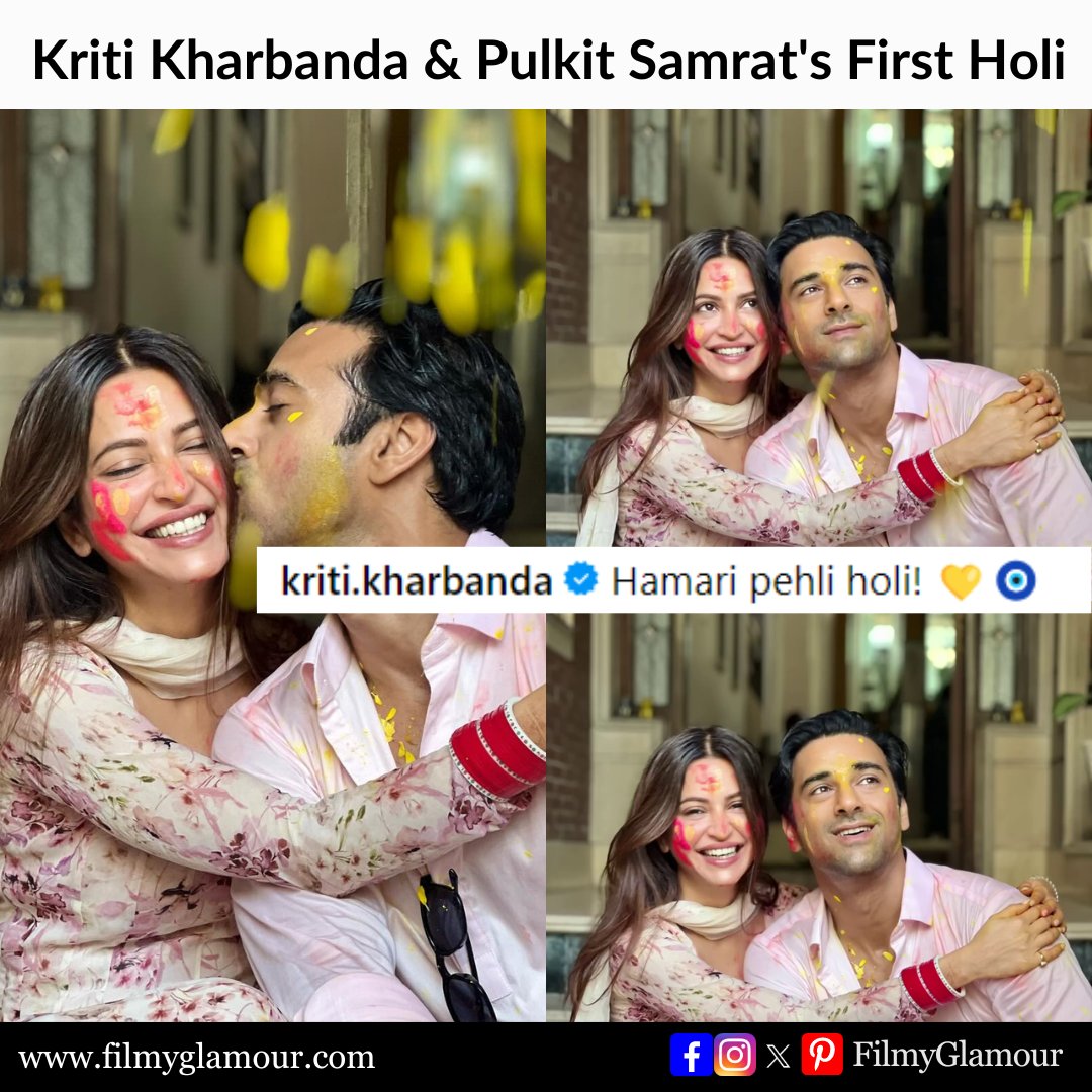 Kriti-Pulkit Samrat Celebrate Thier Holi Together For The First Time After Wedding.❤️❤️❤️

#KritiKharbanda #PulkitSamrat #HoliFestival #Festivalvibes #Firstholi #Bollywoodactors #Couplegoals #Beautifulcouple #Bollywoodcouple #Filmyglamour