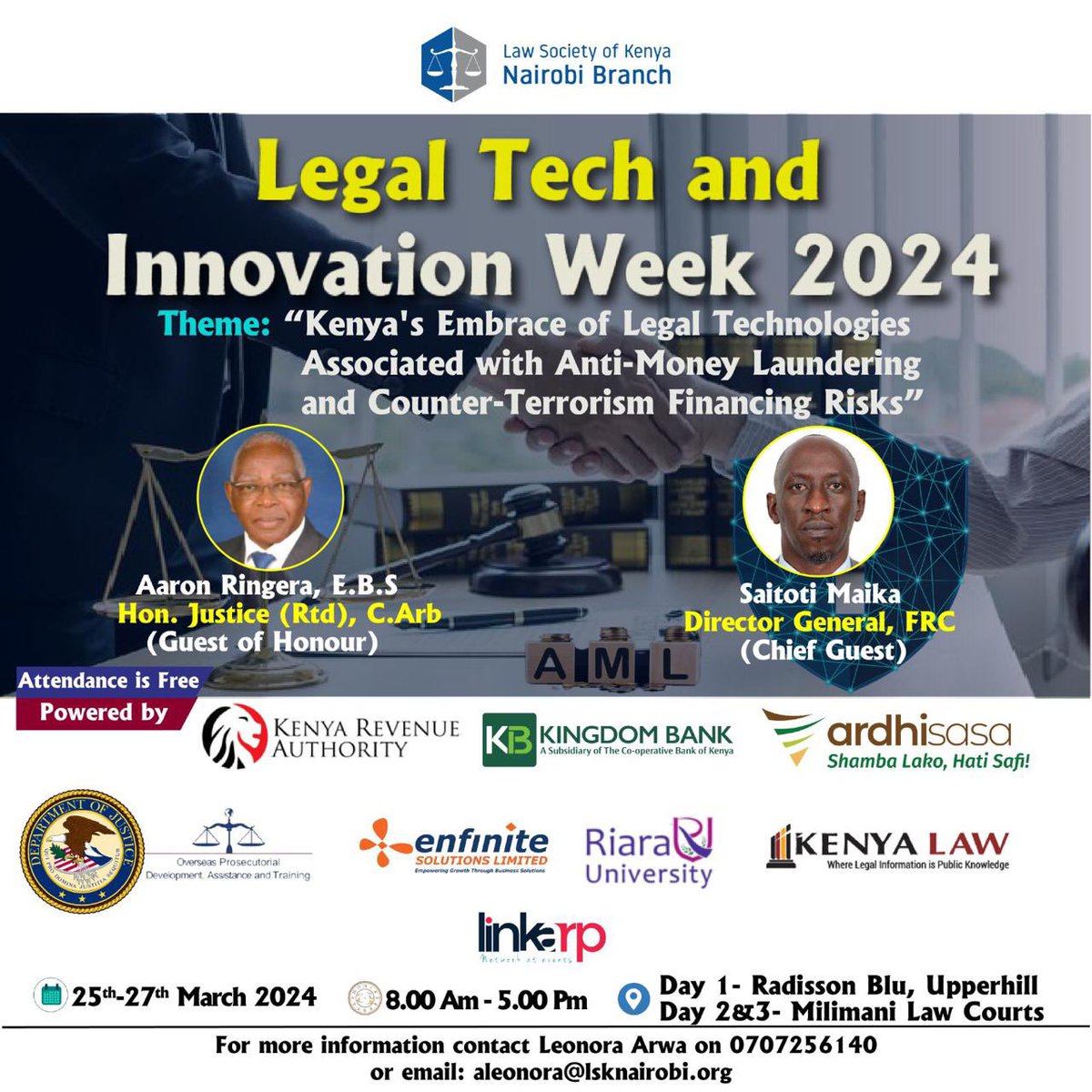 Making Networking Easier 🥳 Checkout and join the network of people attending 'Legal Tech and Innovation Week 2024' and make life changing connections. linkarp.com/events/bd3799b…