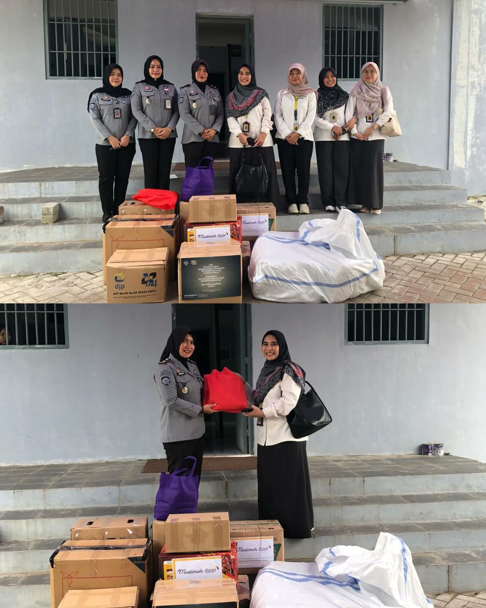 Hallo #SobatSrikandi

LPP Tangerang Terima Bantuan Mukena & Kerudung dari Muslimah DJPPR Kemenkeu Komunitas MAJIDA (Mau Jadi Baik)

@KemenkumhamRI @DITJEN_PAS @humas_kumhamban 

#KumhamPASTI
#Pemasyarakatan
#Ditjenpas
#HumasLPPTangerang