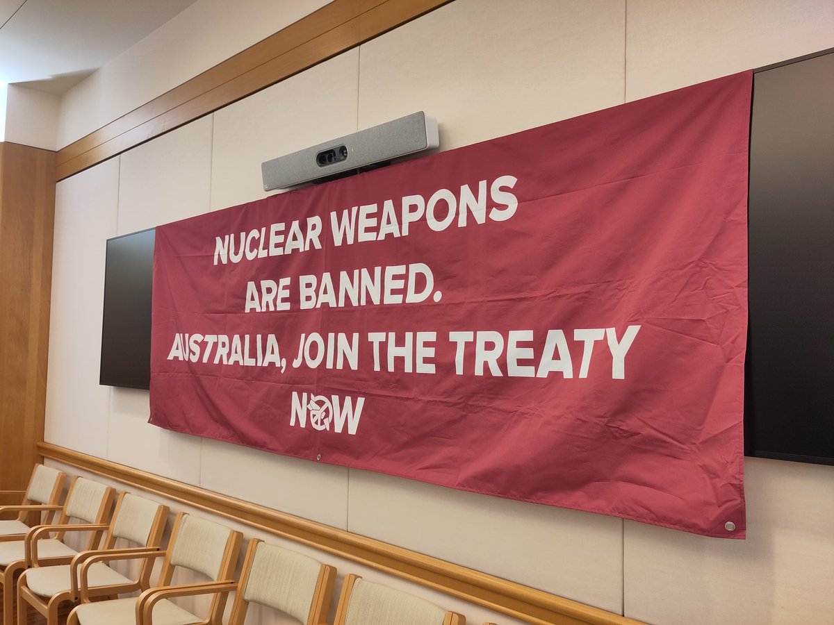 'Nuclear weapons are not just genocidal, they are suicidal.' - @ican_australia Australia must join the Treaty on the Prohibition of Nuclear Weapons.