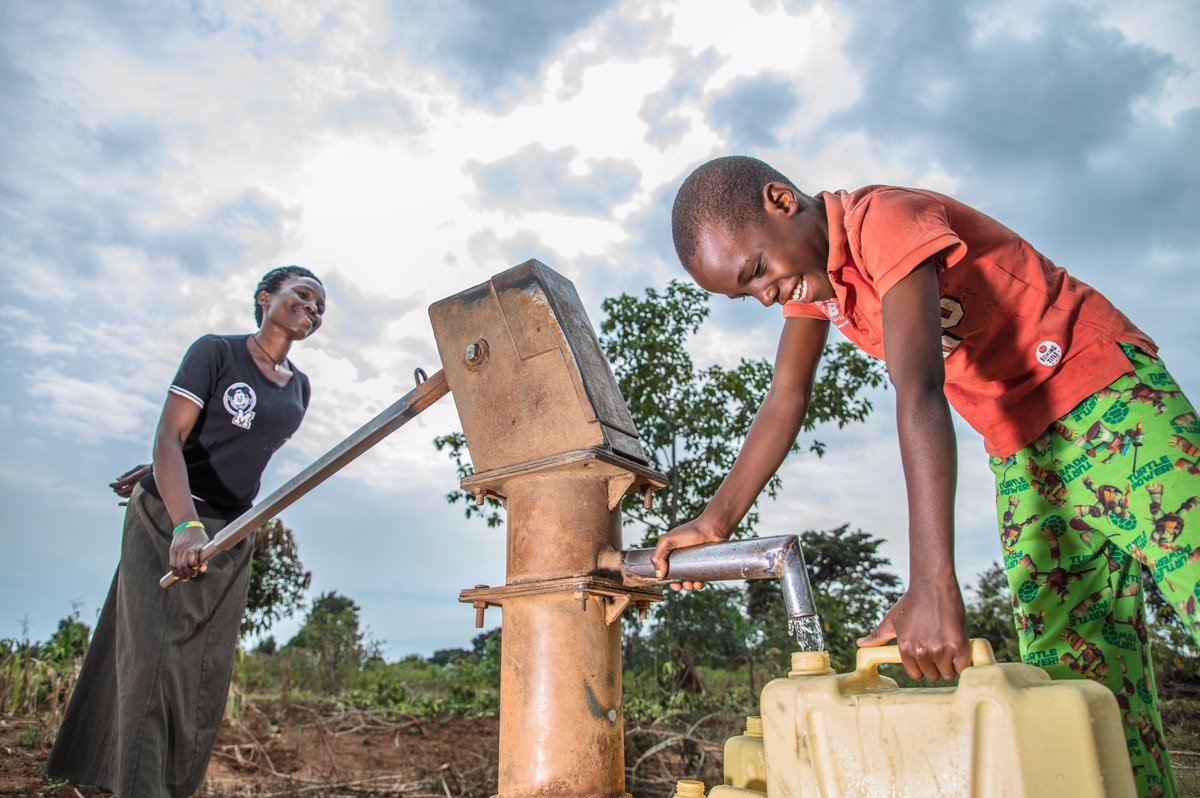 To improve access to clean water, we in the last FY23 drilled six boreholes to serve schools, health facilities & communities. We supported 62 schools, access safe water through rehabilitation of nearby gravity flow schemes #WorldWaterDay @MosesOtai1 @ChildFundAfrica @ChildFund