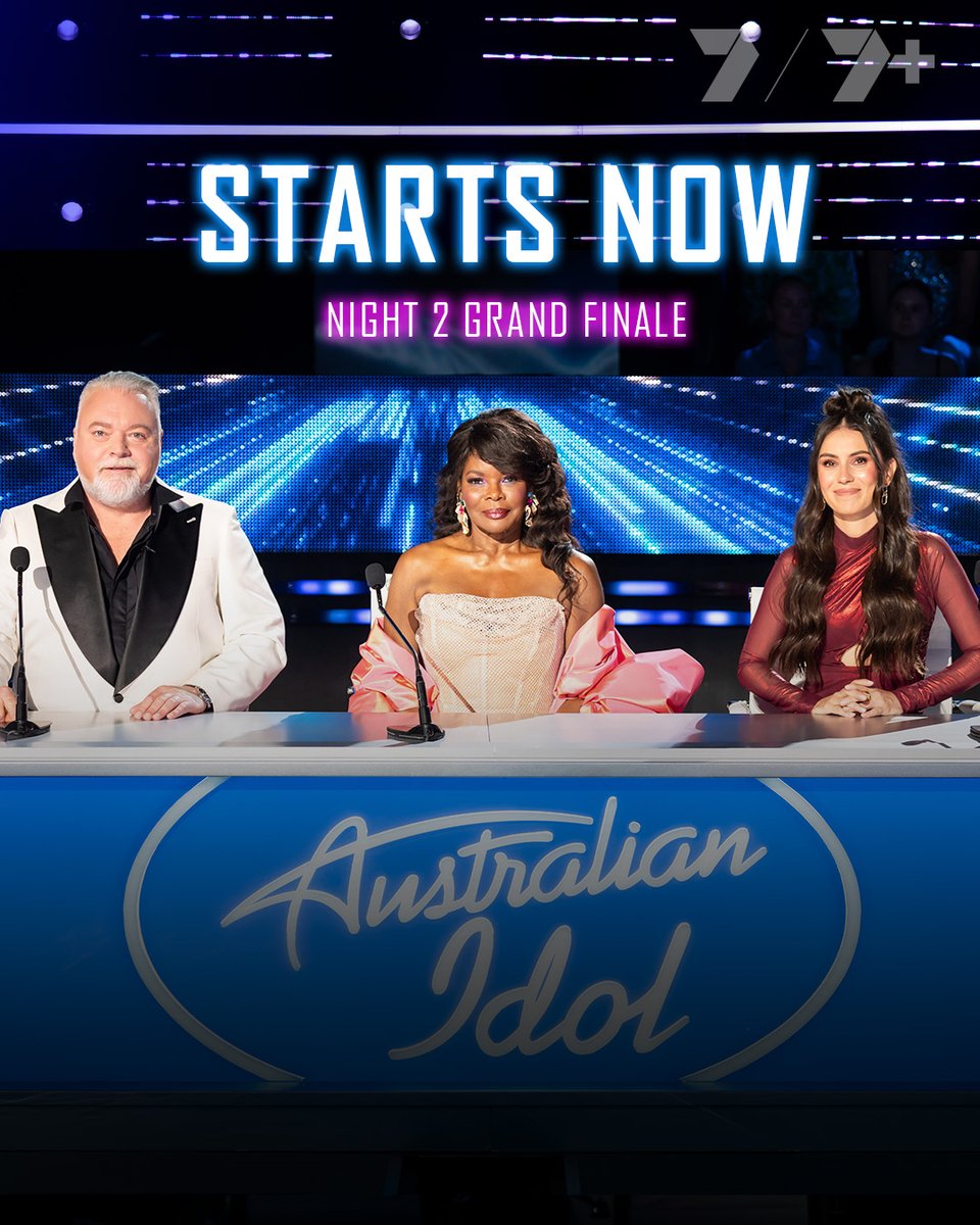 It's time...switch on @Channel7 and @7plus to watch #AustralianIdol LIVE ⭐