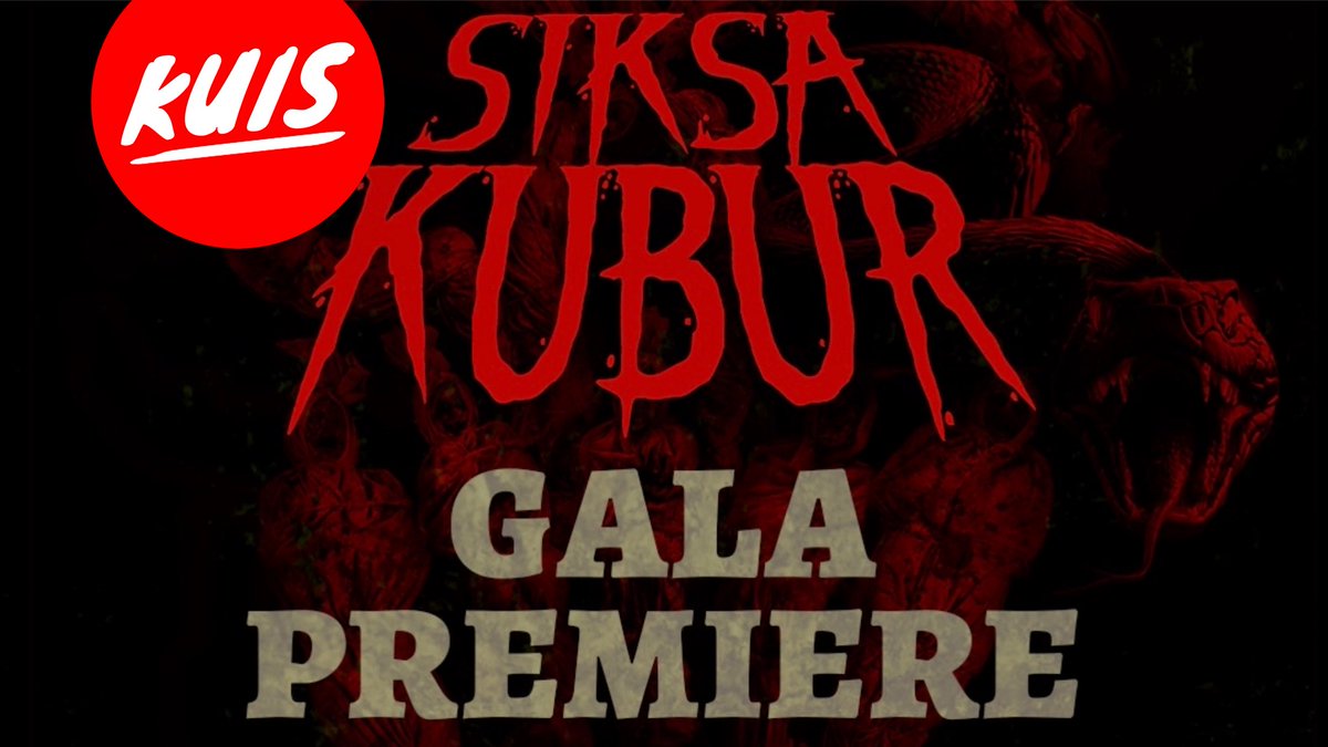Teman-teman, saya ingin bagi-bagi tiket gala premiere film Siksa Kubur ya, teman-teman. Saya kuisin, yah. 
Ada 60 tiket gala premiere Siksa Kubur (untuk 30 pemenang masing-masing dapet 2), tanggal 3 April 2024, jam 21.45 WIB, di Epicentrum XXI, Kuningan, Jakarta. 

Caranya: