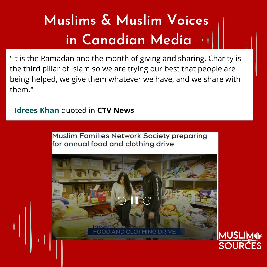 MuslimSources's tweet image. (1) Our highlights of Muslims and Muslim voices in Canadian media this past week:  #amplifyingMuslimvoices