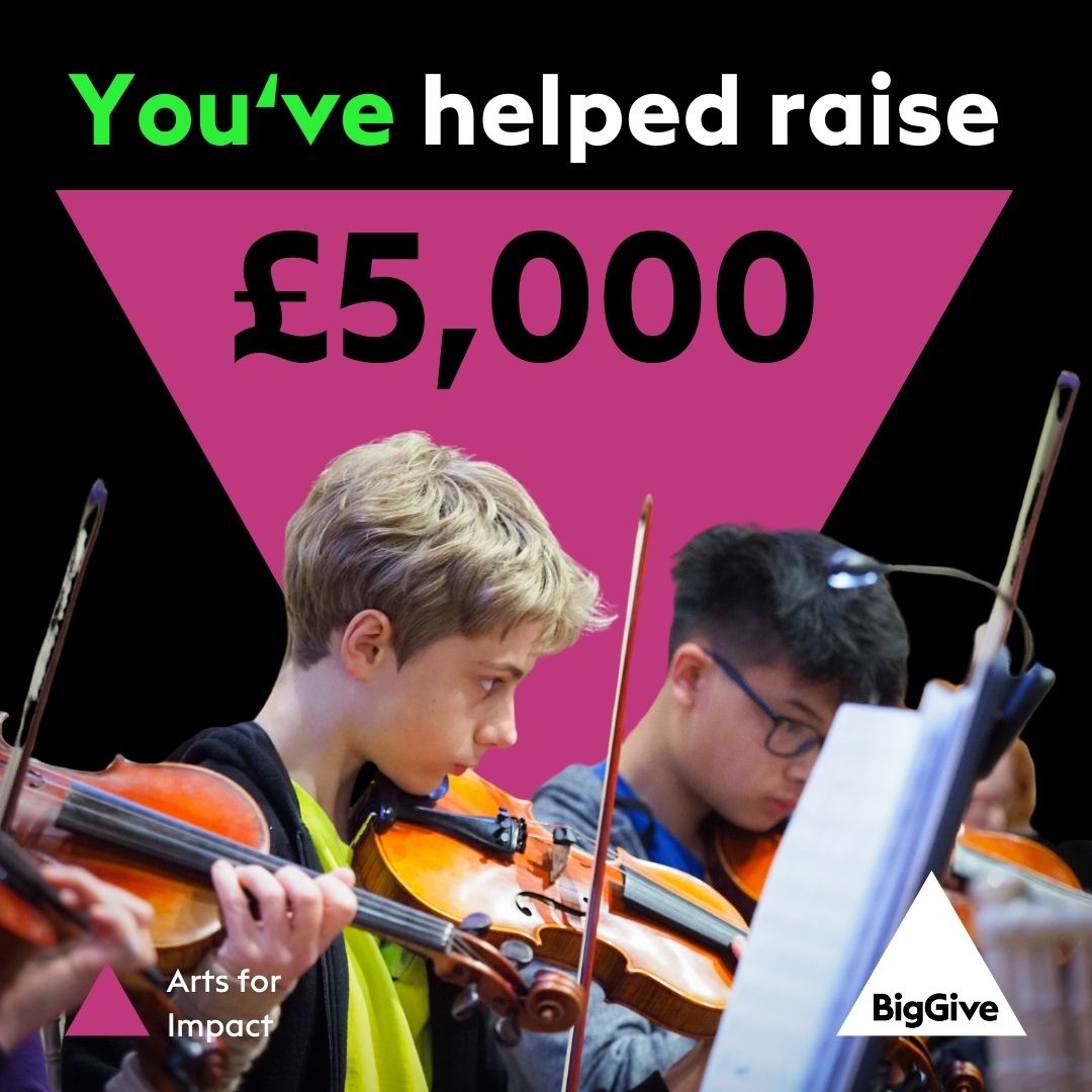 We did it! Thanks to everyone who supported our #ArtsforImpact Quartet on the Road campaign with <a href="/BigGive/">Big Give</a> - we can't wait to get <a href="/CarducciQuartet/">Carducci Quartet</a> out visiting rural primary schools later this year.