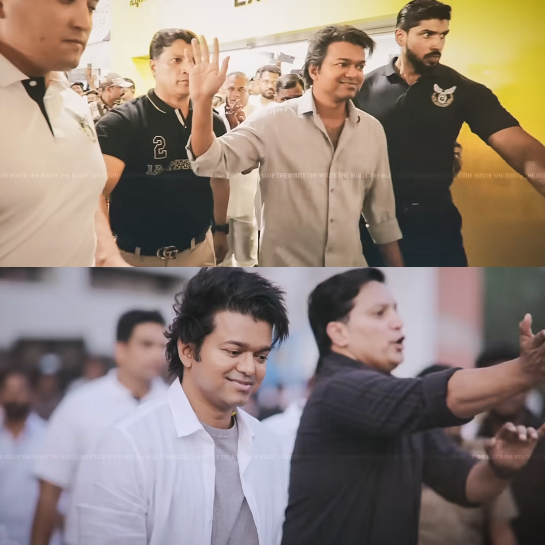 AVinthehousee's tweet photo. Thalapathy Vijay expressed heartfelt appreciation and gratitude towards the security guards for their unwavering support, even during late hours or early mornings, throughout the Kerala schedule. He extended his thanks for their immense dedication and assistance ♥️🫶@actorvijay 

#ThalapathyVijay #TheGreatestOfAllTime
