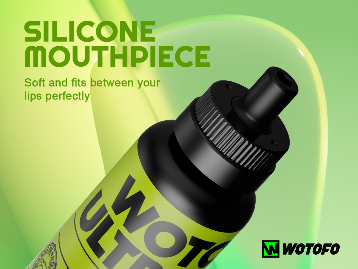 Wotofo Ultra Pro SILICONE MOUTHPIECE Soft and fit between your lips perfectly #wotofo #ultrapro #siliconemouthpiece #vaping #vapelike #vape #Vapestore