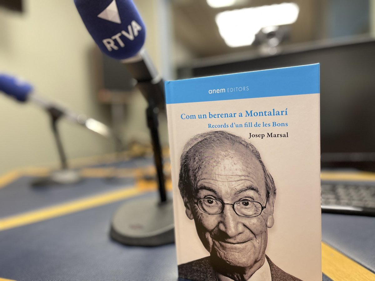 Anem Editors (@anemeditors) on Twitter photo Ja som a <a href="/rtvandorra/">RTVA</a> per parlar de ‘Com un berenar a Montalarí’ —les memòries de Josep Marsal— amb en <a href="/gabrielfercoy/">Gabriel Fernàndez</a> a l’Avui serà un bon dia. En uns minuts ens sentireu en antena.
📻📖
<a href="/josepdalleres/">DALLERÈS JOSEP</a> <a href="/oliververges/">Oliver Vergés Pons</a> Ja som a <a href="/rtvandorra/">RTVA</a> per parlar de ‘Com un berenar a Montalarí’ —les memòries de Josep Marsal— amb en <a href="/gabrielfercoy/">Gabriel Fernàndez</a> a l’Avui serà un bon dia. En uns minuts ens sentireu en antena.
📻📖
<a href="/josepdalleres/">DALLERÈS JOSEP</a> <a href="/oliververges/">Oliver Vergés Pons</a>