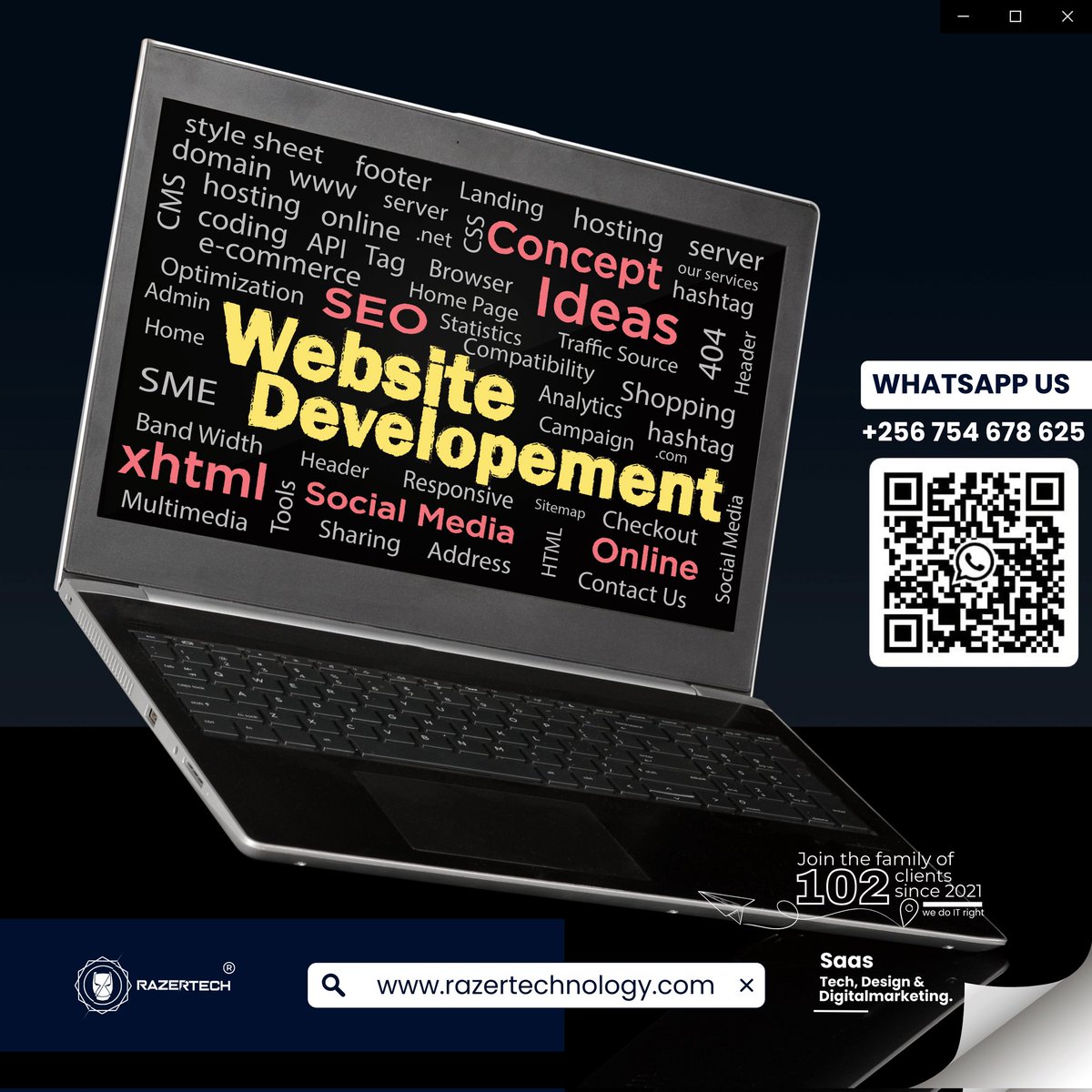 We have worked with over 102 clients since 2021 and we would be happy to add you on this list. Our developers are always excited to give you what you won't find elsewhere- affordable excellent quality products. 
#YounameitWecodeit
#technology