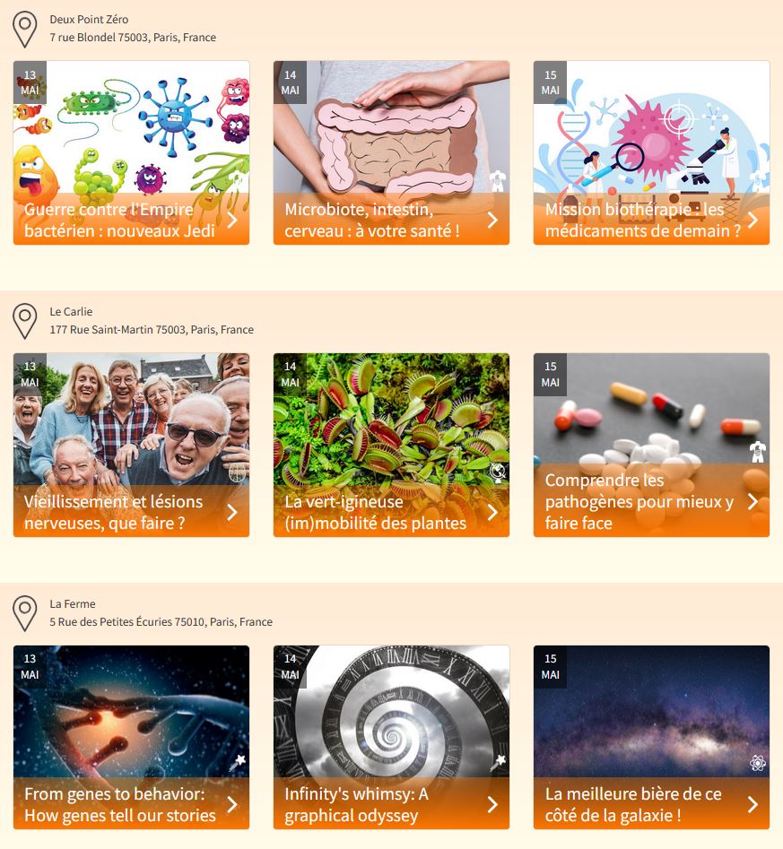 Labex Who Am I? (@labexwhoami) on Twitter photo 🚨Here it is! Discover the #pint24 program we have prepared for you 🤩
🙌9 events, 3 bars, 21 speakers from <a href="/univ_paris_cite/">Université Paris Cité</a>
🗓️The ticketing will open on Monday, April 8, so be ready to book your seats!
👉pintofscience.fr/events/paris 🚨Here it is! Discover the #pint24 program we have prepared for you 🤩
🙌9 events, 3 bars, 21 speakers from <a href="/univ_paris_cite/">Université Paris Cité</a>
🗓️The ticketing will open on Monday, April 8, so be ready to book your seats!
👉pintofscience.fr/events/paris