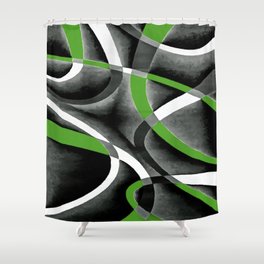 Eighties  Green and Grey Curved Line Pattern #ThrowPillow #taiche #society6 #green #eightiesretro #pattern #eightiesfashion #eighties #pillows #homedecor #crisscrossing #lines #intersectinglines #linepattern #overlappinglines #homedecor #wallart society6.com/product/eighti…