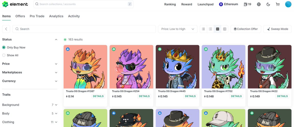 Trusta.AI (@trustalabs) on Twitter photo 🔥🔥🔥Alive on <a href="/Element_Market/">Element NFT Marketplace</a>
element.market/collections/tr…
The public sale is over, so hurry up if you're on the whitelist!😁 🔥🔥🔥Alive on <a href="/Element_Market/">Element NFT Marketplace</a>
element.market/collections/tr…
The public sale is over, so hurry up if you're on the whitelist!😁