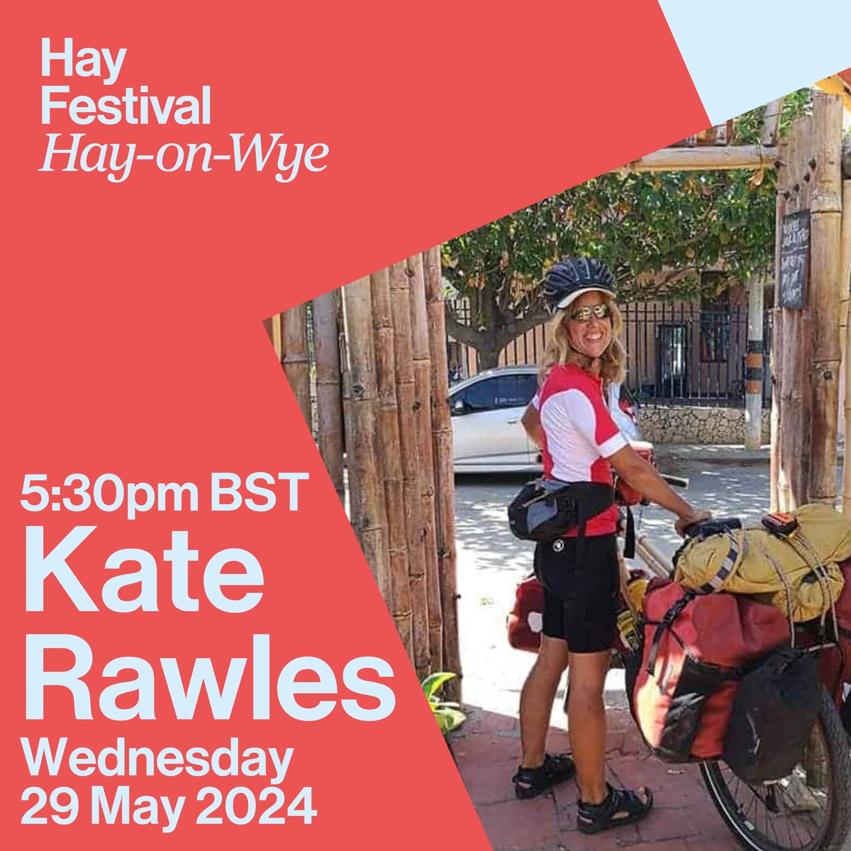 @CarbonCycleKate will be attending @hayfestival this May! Alongside @leecraigie_ and Rebecca Lowe, don't miss their jaw-dropping stories and adventures by bike - which seek to inspire us to live happier and more sustainable lives. More info: bit.ly/3vhCSWD