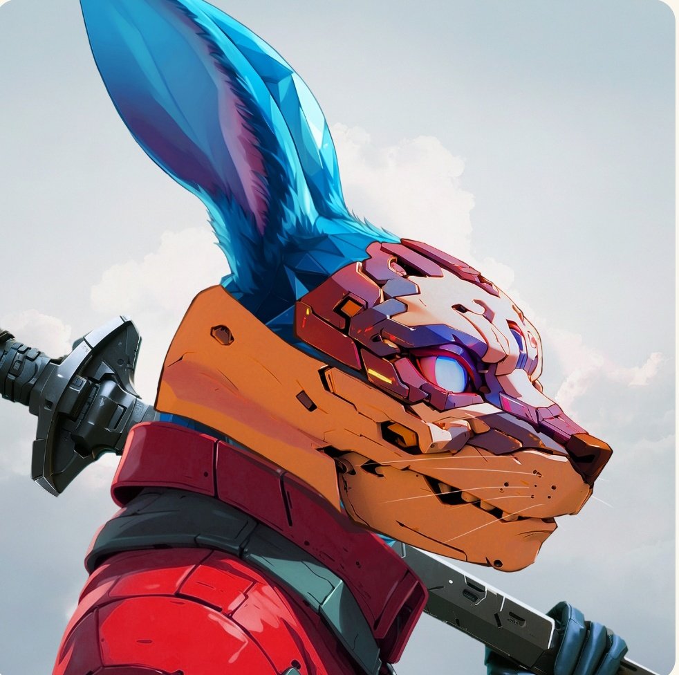 My rabbit looks cool af