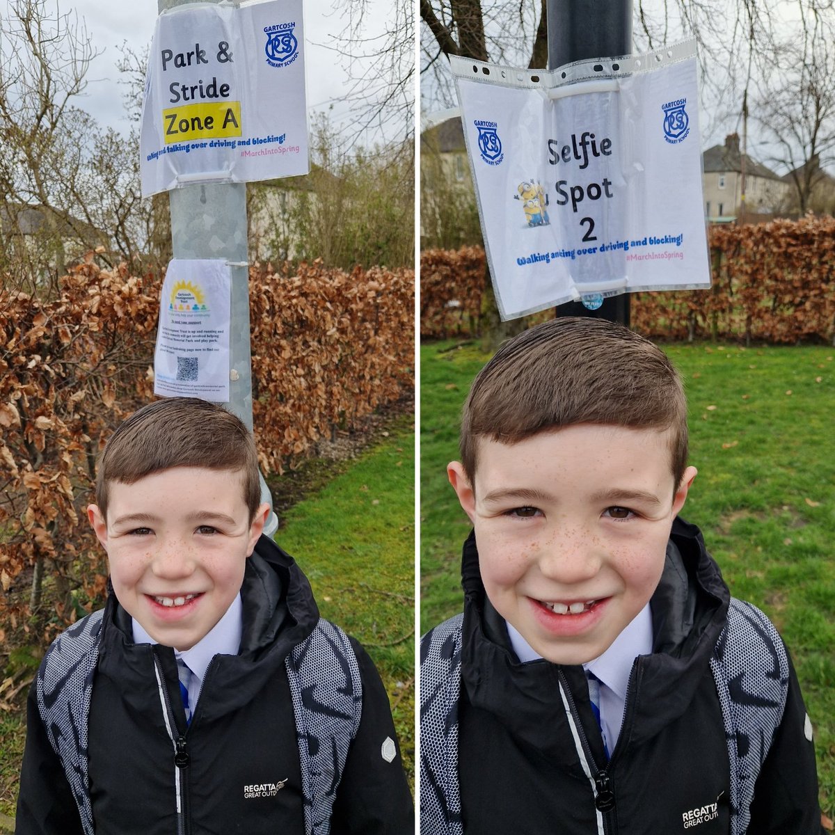 chriswblair's tweet photo. Final week of #MarchIntoSpring to @GartcoshPS and a wee Park &amp; Stride to kick us off. https://t.co/1JStL49EnL