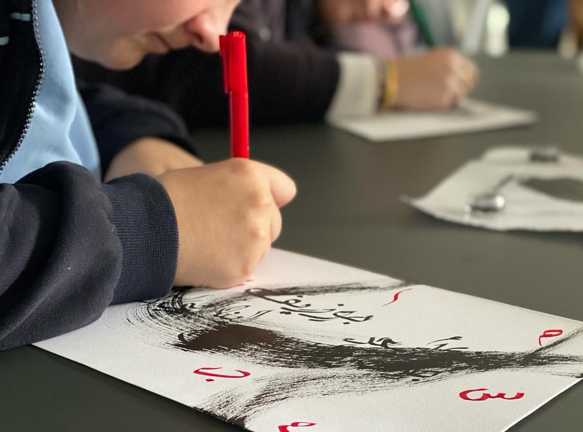 UNESCO BEIRUT (@unescobeirut) on Twitter photo 🤝The workshop provided them with an important space for self-expression and collective unity through art, using calligraphy to convey impactful messages of hope and peace.⭐️
<a href="/DKinLebanon/">Denmark in Lebanon</a>
<a href="/AmbaFranceLiban/">La France au Liban 🇫🇷🇪🇺</a>
<a href="/NorwayinLebanon/">Norwegian Embassy to Lebanon and Syria</a>
<a href="/CanadaLebanon/">Canada in Lebanon</a>
<a href="/German_Coop/">German Cooperation in Lebanon</a>
<a href="/LIVELOVEBEIRUT/">Live Love Beirut</a> 🤝The workshop provided them with an important space for self-expression and collective unity through art, using calligraphy to convey impactful messages of hope and peace.⭐️
<a href="/DKinLebanon/">Denmark in Lebanon</a>
<a href="/AmbaFranceLiban/">La France au Liban 🇫🇷🇪🇺</a>
<a href="/NorwayinLebanon/">Norwegian Embassy to Lebanon and Syria</a>
<a href="/CanadaLebanon/">Canada in Lebanon</a>
<a href="/German_Coop/">German Cooperation in Lebanon</a>
<a href="/LIVELOVEBEIRUT/">Live Love Beirut</a>