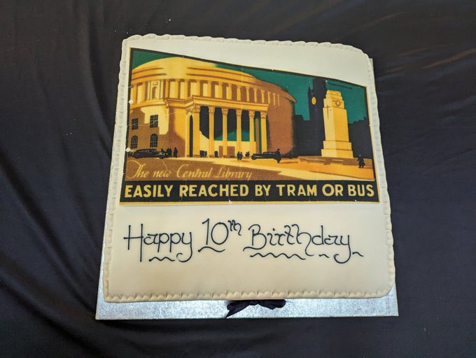 On Friday we celebrated the 10th anniversary of Central Library reopening. We have a summer of celebrations at Central Library including the 90th birthday of the library being in St Peter’s Square. Watch this space for exciting event announcements 🥳