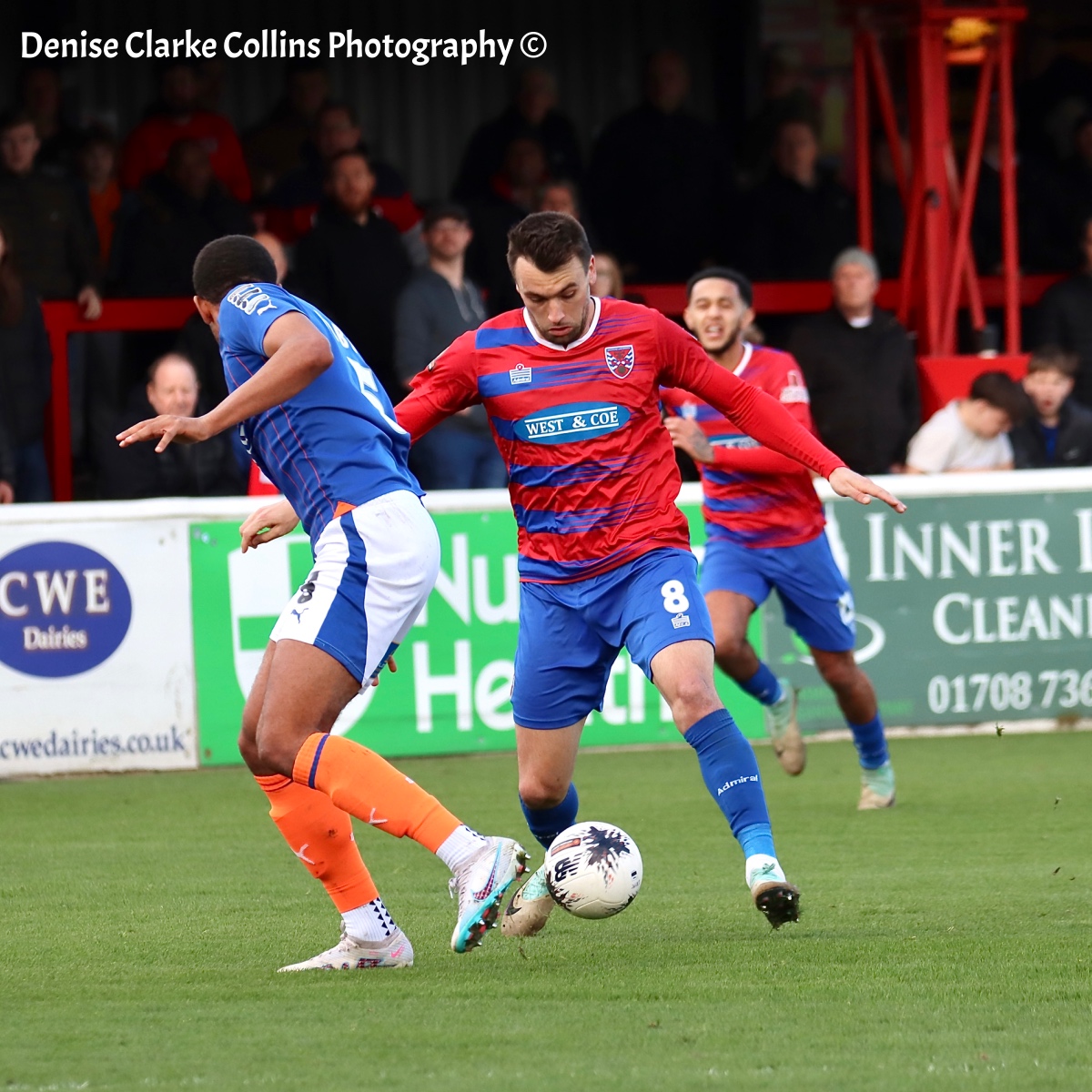 JOSH REES On the ball - 23/03/2024 Dagenham & Redbridge FC  v Oldham Athletic FC #joshrees #dagenhamandredbridgefc #dagenhamredbridgefc #dagenham #football #vanaramaleague #nationalvanaramaleague #oldhamathleticfc #oldham