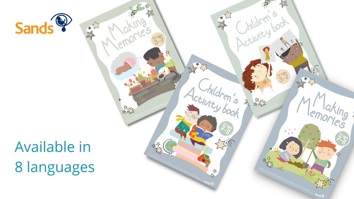 Young children and teenagers can be affected by baby loss too 💙🧡 We have workbooks and support books available for young people in different languages including Polish, Welsh, Chinese and Arabic. ➡️ sands.org.uk/siblings #SandsHereToSupport #BabyLoss #PregnancyLoss