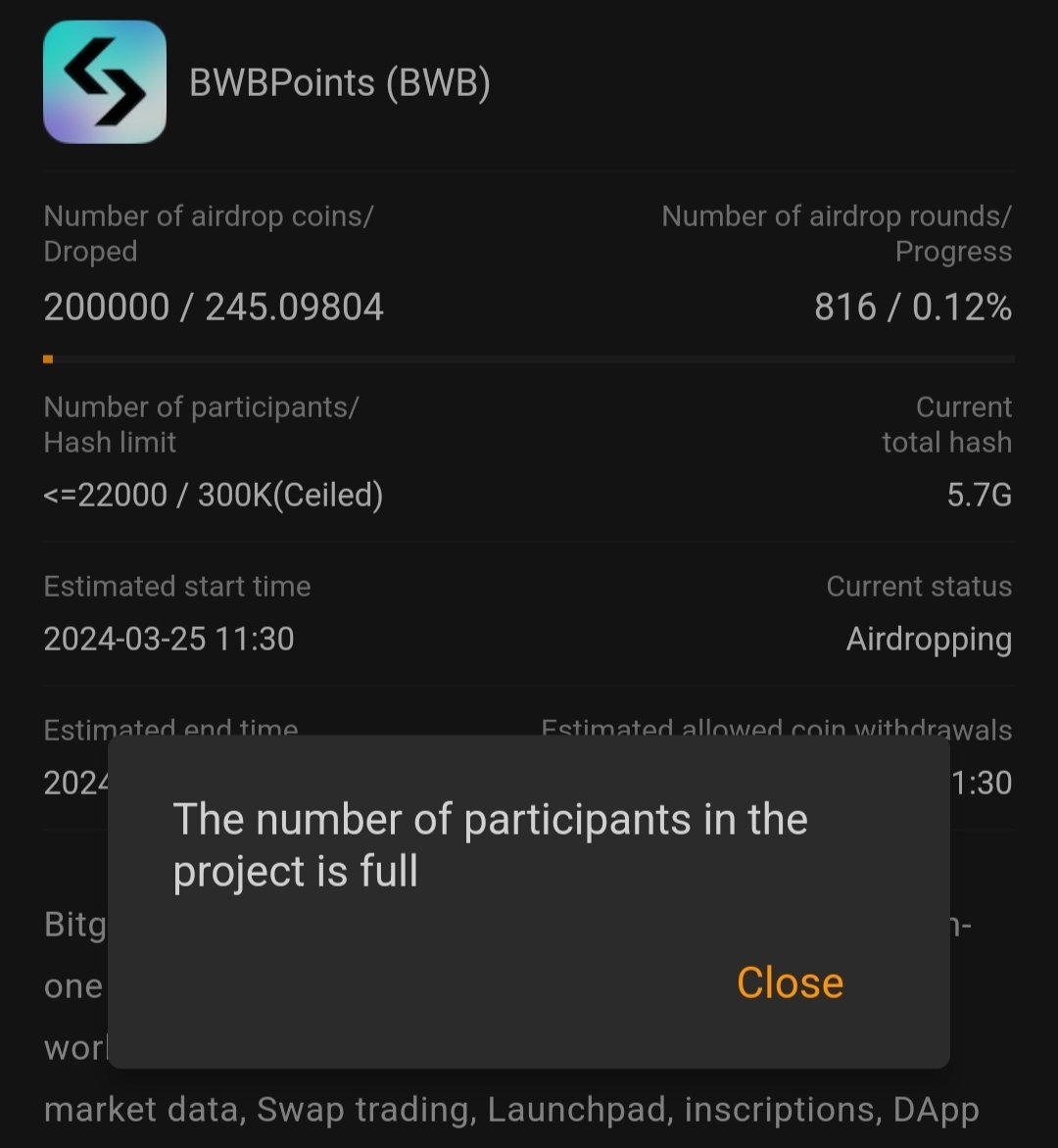 #BWBPoints Airdrop on Satoshi App 🥳 Congrats to users who got in early! 😏 Users who missed including me, don't feel sad, More projects are coming on Satoshi App Better days ahead🔥🔥 Like ❤️ | Repost 🔄 | Comment 🖍️ #SatoshiApp #SidraFamily #Airdrop #BTC