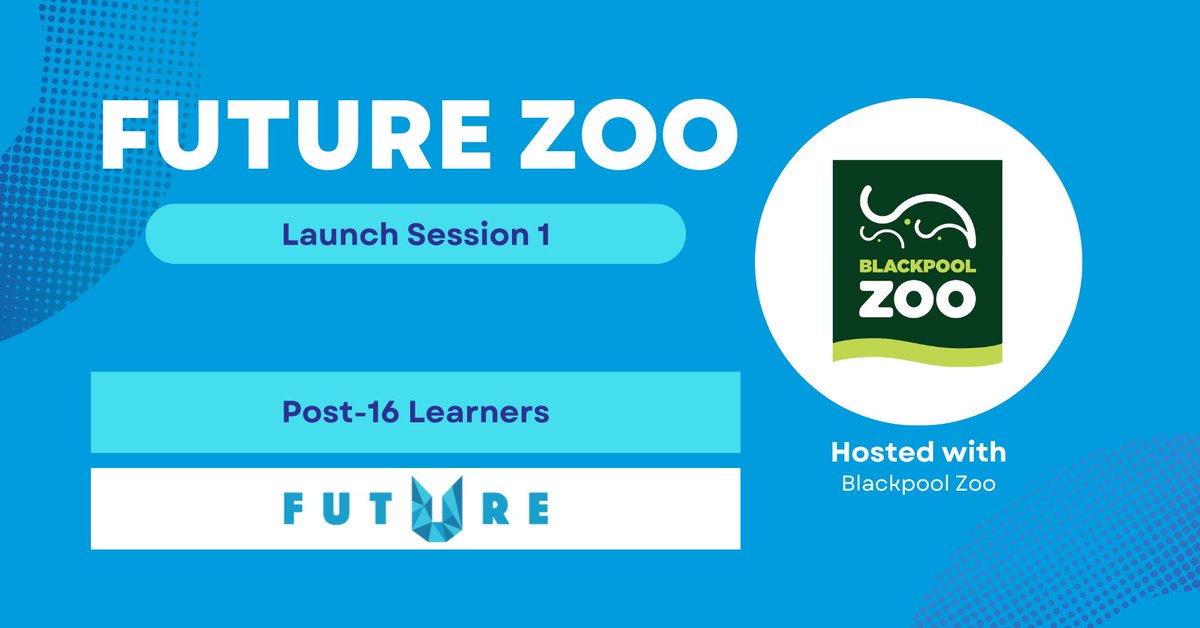This afternoon, we will be delivering our first Future Zoo 2024 Launch Session. We're going over lots of exciting topics with staff from @BlackpoolZoo to get the students ready for the experience starting at the end of next month! #FutureZoo
