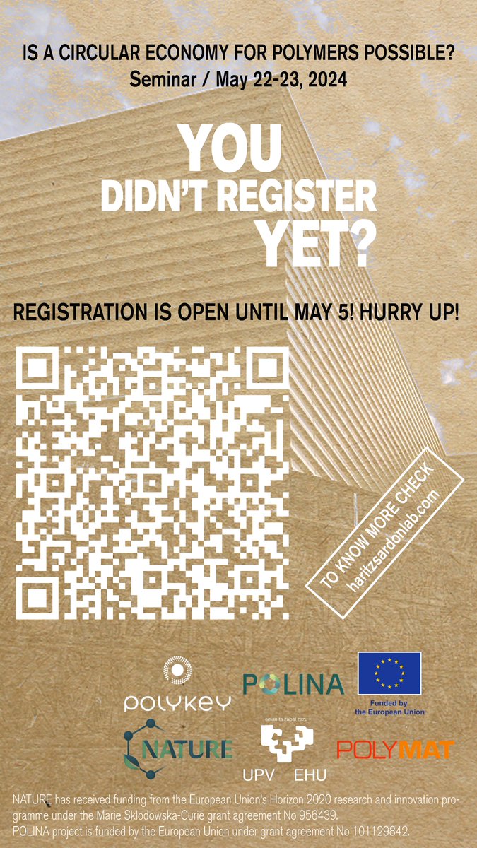 POLINA project (@polinaproject) on Twitter photo ๐ข Coming soon! Discover the program of the upcoming seminar: ๐๐จ ๐ ๐๐๐ง๐๐ช๐ก๐๐ง ๐๐๐ค๐ฃ๐ค๐ข๐ฎ ๐๐ค๐ง ๐ฅ๐ค๐ก๐ฎ๐ข๐๐ง๐จ ๐ฅ๐ค๐จ๐จ๐๐๐ก๐?
๐ May 22-23, 2024
๐ San Sebastian (Spain)
๐ท Register by checking the events page on haritzsardonlab.com
polina-project.eu/events/circulaโฆ ๐ข Coming soon! Discover the program of the upcoming seminar: ๐๐จ ๐ ๐๐๐ง๐๐ช๐ก๐๐ง ๐๐๐ค๐ฃ๐ค๐ข๐ฎ ๐๐ค๐ง ๐ฅ๐ค๐ก๐ฎ๐ข๐๐ง๐จ ๐ฅ๐ค๐จ๐จ๐๐๐ก๐?
๐ May 22-23, 2024
๐ San Sebastian (Spain)
๐ท Register by checking the events page on haritzsardonlab.com
polina-project.eu/events/circulaโฆ