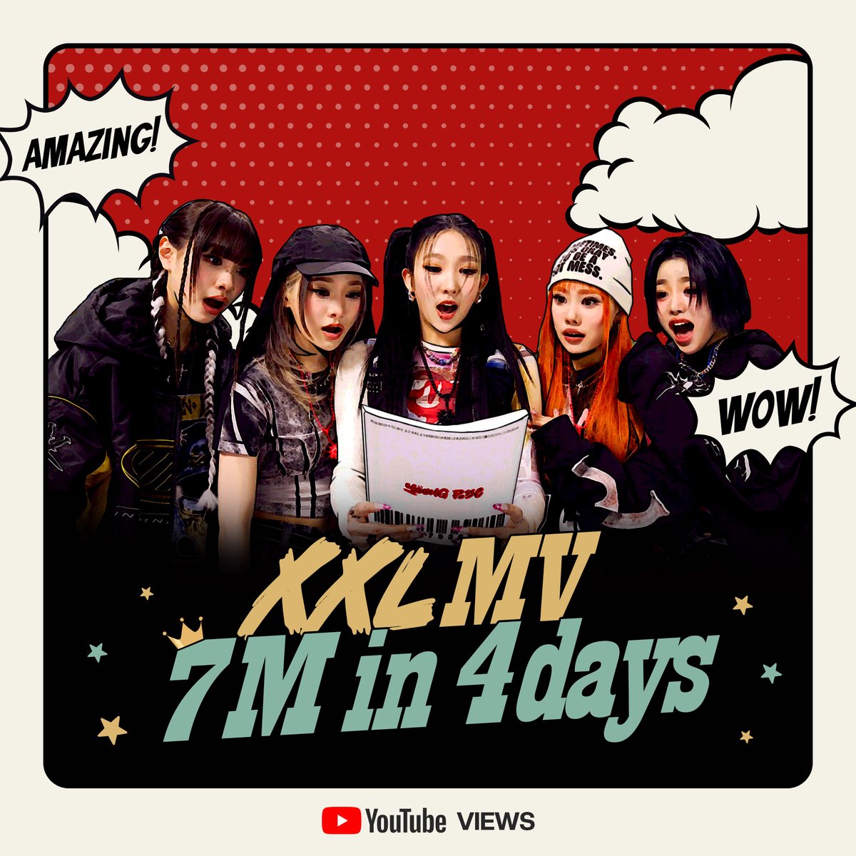 youngposseup's tweet image. [🔔]
영파씨(YOUNG POSSE) 'XXL' MV 700만 조회수를 돌파했습니다.🥳
YOUNG POSSE 'XXL' MV 7Million Views on Youtube🥳

📽영파씨(YOUNG POSSE) 'XXL' MV
🔗 youtu.be/MbclRNm_ANY

#영파씨 #YOUNGPOSSE #ヤングパッシ 
#XXL #YOUNGPOSSE_XXL