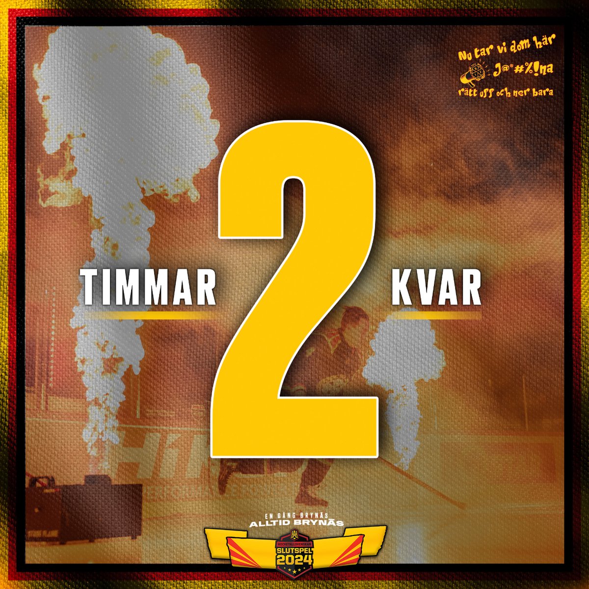 🔥 Om två timmar släpper vi lösbiljetterna för semifinal 1:7 och 2:7 ⌛️

🎟️ Köp biljetter på i.mtr.cool/ualeubujxa eller i Brynäsappen! 📲