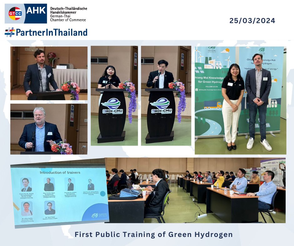 🤝 #GTCC Activity🤝 📌 [22/03/2024] Austrian Fashion Show 📌 [25/03/2024] First Public Training of Green Hydrogen for Management and Technical Levels More>> bit.ly/3PAronO #PartnerInThailand