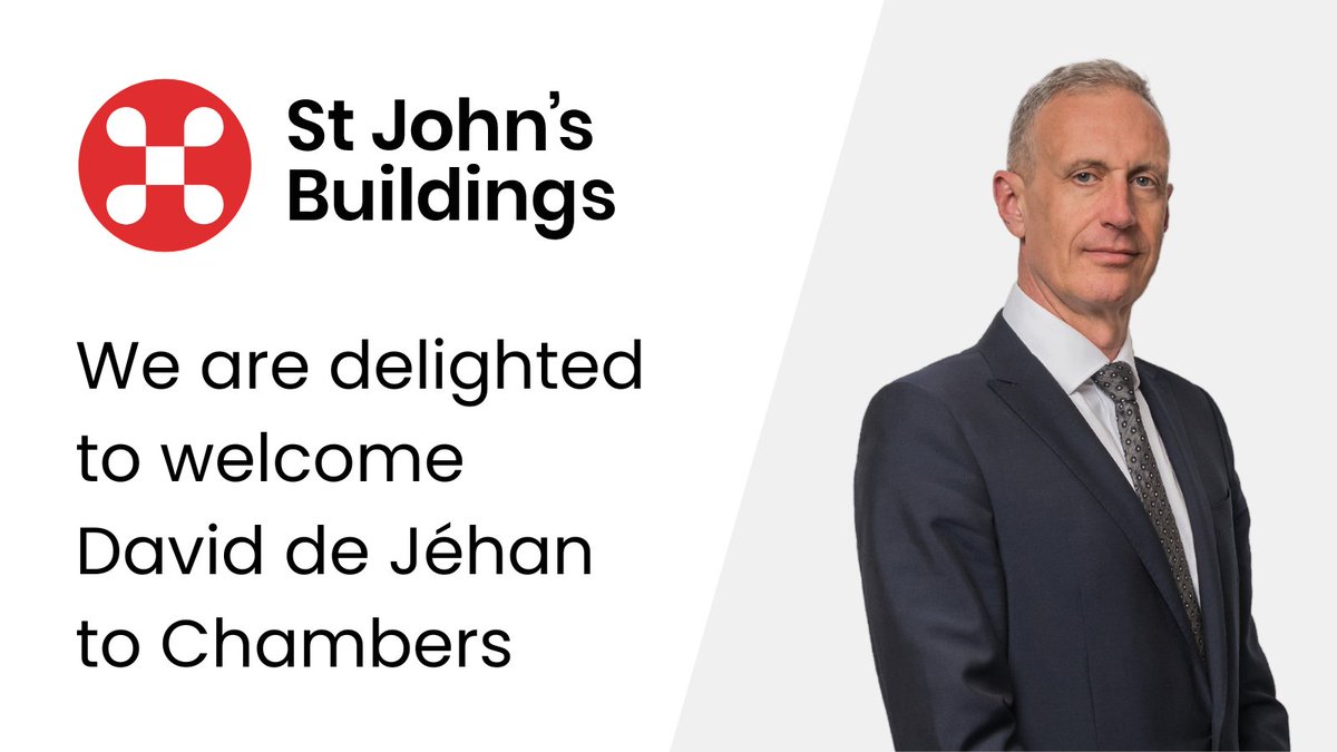 We are delighted to announce that David de Jéhan has joined Chambers. David joins the Family group and specialises in Matrimonial Finance. shorturl.at/ceBEN