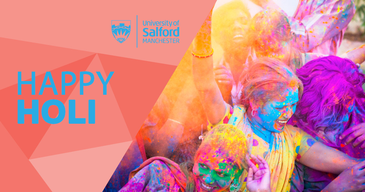Greetings to all students celebrating the ancient Hindu festival of Holi today. Holi is also called the festival of colours with throwing of powder paint and coloured water. It welcomes spring and new life. Find out more about the Faith Centre: ow.ly/4TO550QXIpU