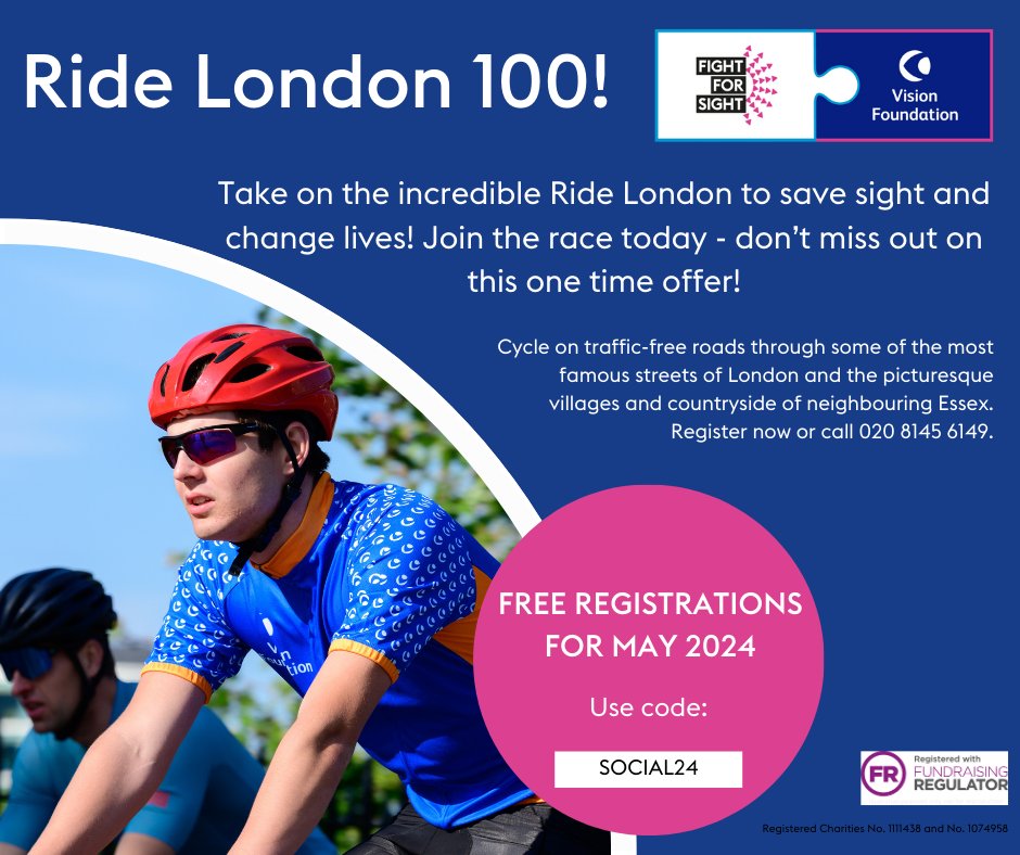 ✨FREE✨ registration for Ride London! Ride London is coming up fast and if you are still thinking about taking part look no further! We’re offering a completely FREE registration (down from £99!) This is a deal way to good to miss! #RideLondon #ChallengeEvents