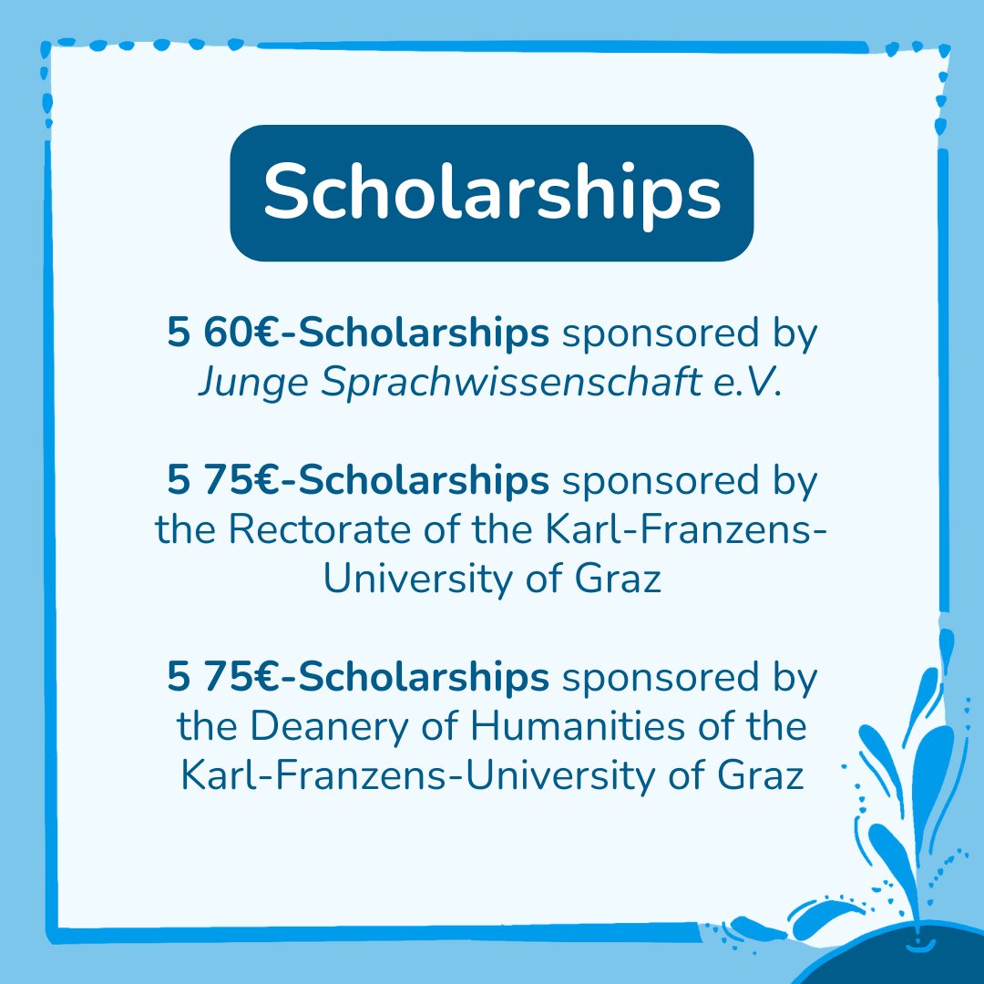 More information about scholarships and financial support on our website: 75.stuts.de/registration/e…🐳