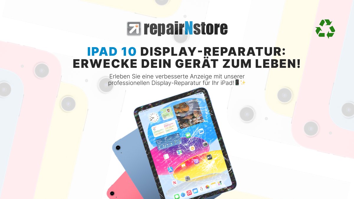 Brauchen Sie eine schnelle Lösung für Ihr iPad 10 Display? Wir bei repairNstore bieten professionelle Reparaturdienste an, um Ihr Gerät wieder zum Leben zu erwecken. Besuchen Sie uns für schnelle und zuverlässige Reparaturen!#iPad #DisplayReparatur #freiburg #germany