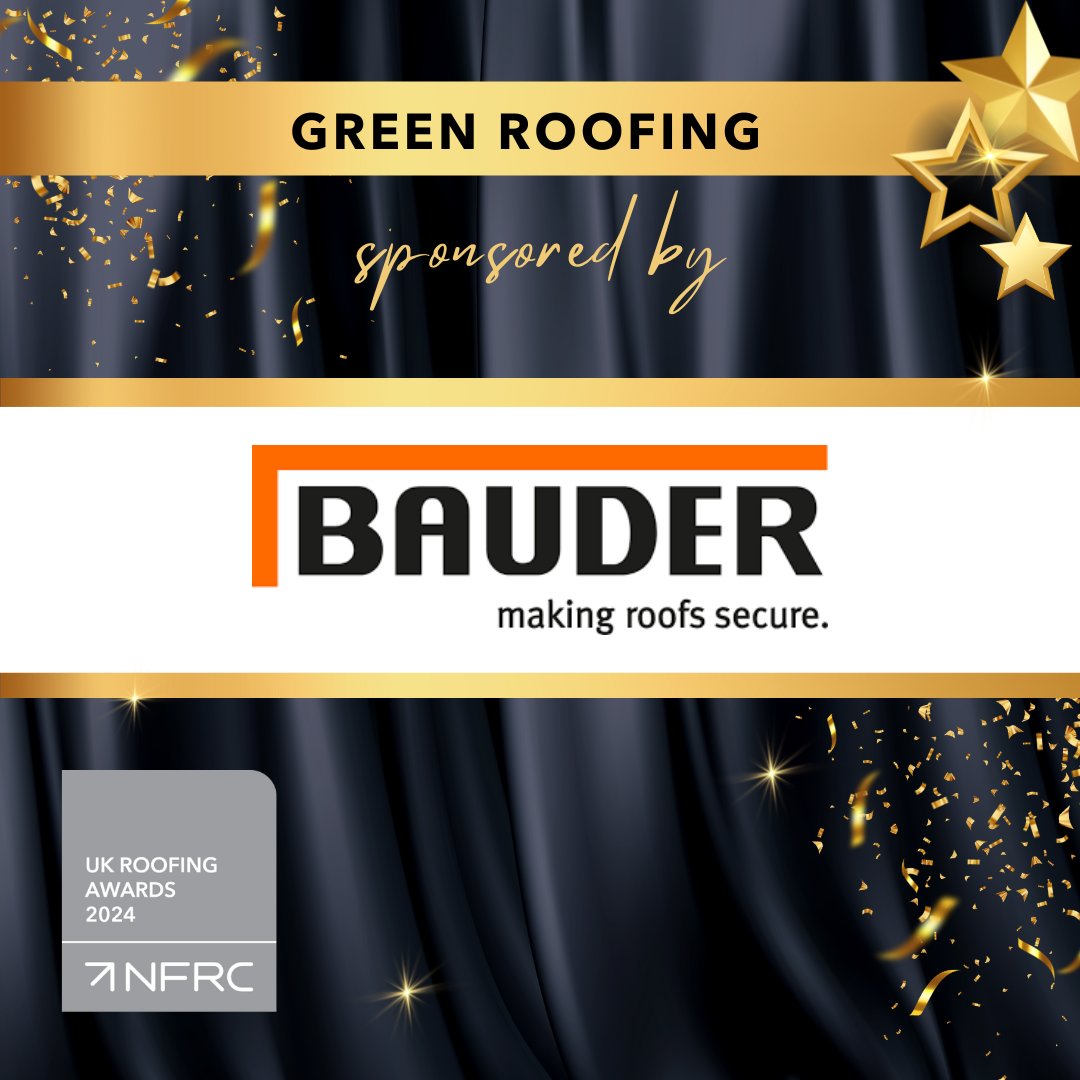 Bauder is sponsoring the Green Roofing category at @TheNFRC UK Roofing Awards 2024. Bauder is passionate about promoting best practices within the industry. Good luck to all the finalists 🏆 Find out about Bauder green roof solutions👉bit.ly/2sSaXbF #RoofingAwards2024