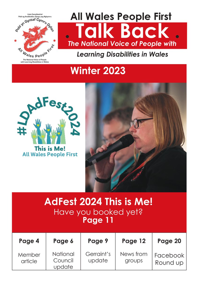 Our latest Talk Back is being posted through members' doors this week. We have an online copy on our website so if you're not a member you can still read all about what AWPF has been up to. allwalespeople1st.co.uk/wp-content/upl…