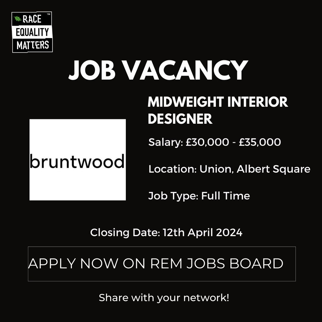 ❗️ Job Vacancies on #REMJobsBoard ❗ Check out our vacancies on our jobs board. raceequalitymatters.com/jobs/ Featuring roles from Jordans Dorset Ryvita, Bruntwood, Carers Trust and Mencap. Please share with your networks and communities. #jobvacancy