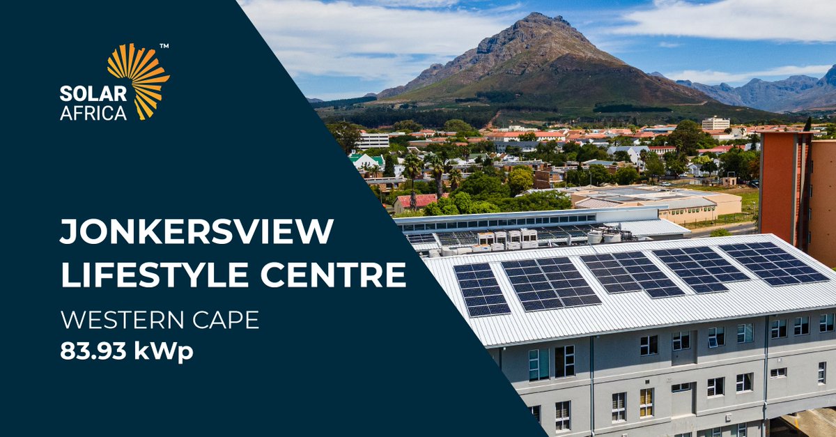 Situated in the heart of Stellenbosch, Jonkersview Lifestyle Centre has taken the first step on its green energy journey thanks to a Power Purchase Agreement (PPA) that offers: 
 
💰 Monthly cost savings 
🌱 An improved green footprint

Congratulations to the team on going green!