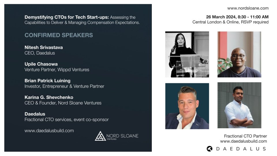 🌏Exciting News for Tech Start-ups! Join us on 26 March 2024 for a groundbreaking event dedicated to demystifying the role of CTOs. Discover how to assess the right capabilities and manage compensation expectations. #TechStartUp #CTOLeadership #Innovation