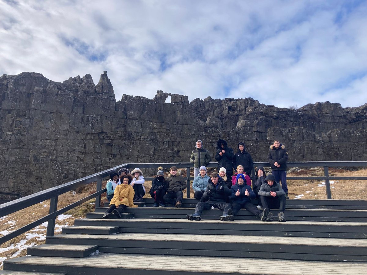 Goodbye Iceland: Our team are en route for home. ETA around 1pm at school. A huge shout out to our amazing staff. Thank you for your time and care to ensure students had a life long experience. Our students have been incredible throughout. #TeamCarleton #northernlights