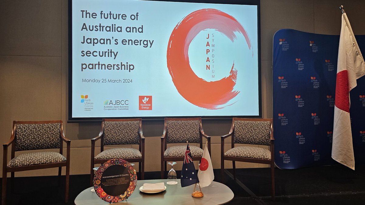 Count down to the start of our 7th @PerthUSAsia Japan Symposium. Delighted to partner this year with @CEO_AJBCC and @WoodsideEnergy on the opening dinner @uwanews @CGJPERTH