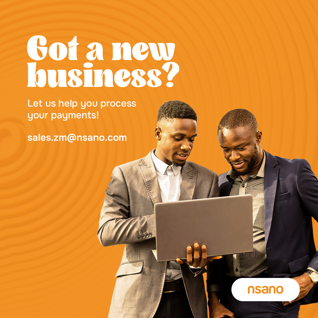 Nsano is dedicated to simplifying the journey for business owners.

Connect with us today at sales.zm@nsano.com, and let's craft a payment solution for your business!
