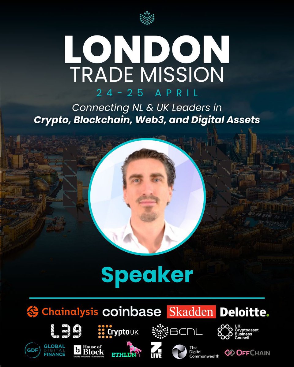 LTO Network (@theltonetwork) on Twitter photo Excited to share that we are attending the <a href="/BCNLfoundation/">BCNL Foundation (Blockchain Netherlands)</a> event in London with key players from the UK & Dutch web3, blockchain, crypto and digital assets ecosystems to discuss RWA's on $LTO ✅
If you're attending too, we'd love to catch up. Feel free to reach out! 💬
📆 April Excited to share that we are attending the <a href="/BCNLfoundation/">BCNL Foundation (Blockchain Netherlands)</a> event in London with key players from the UK & Dutch web3, blockchain, crypto and digital assets ecosystems to discuss RWA's on $LTO ✅
If you're attending too, we'd love to catch up. Feel free to reach out! 💬
📆 April