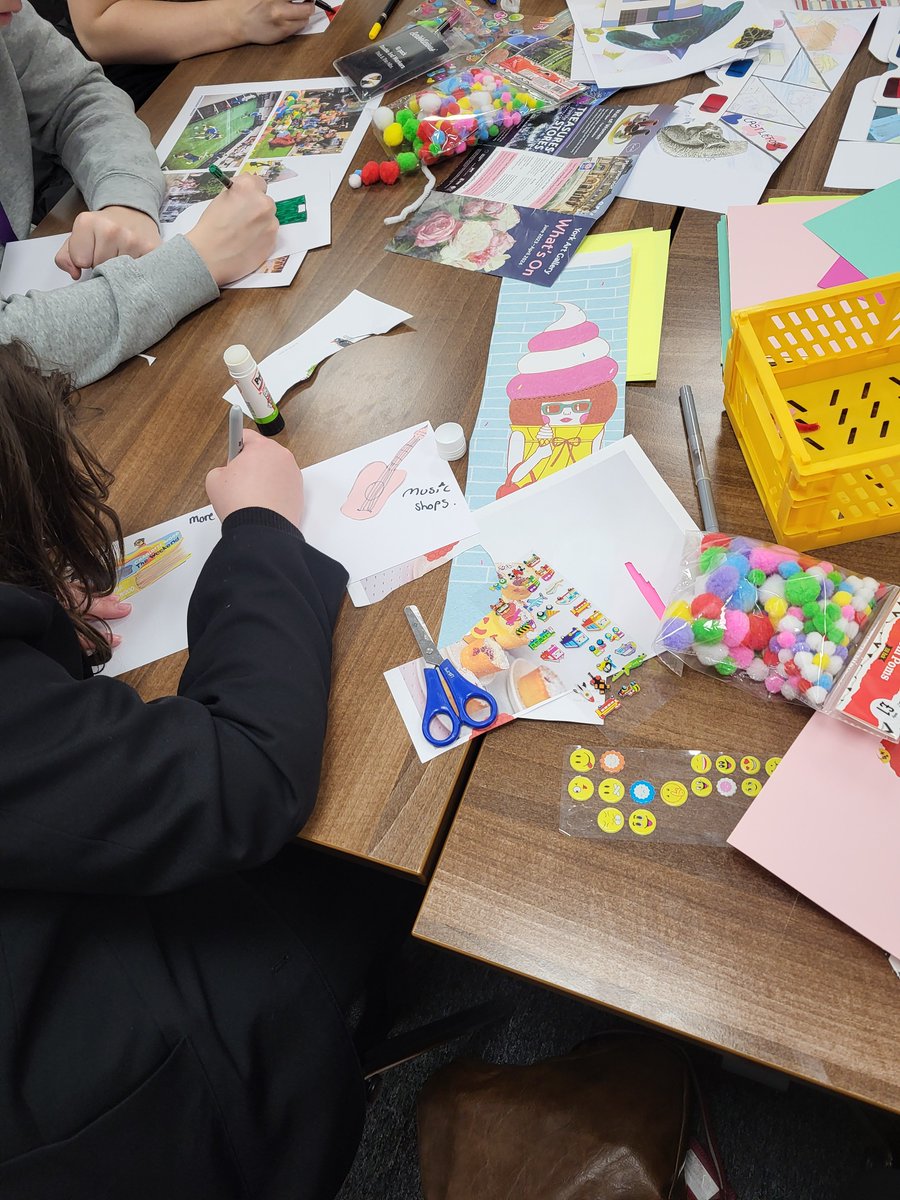 Over the past few weeks we've been engaging young people through creative activities with artists Emmeline North & Harriet Lawson to explore their 'Vision for Castleford'. You can also help shape the future of the town - casregen.commonplace.is #castleford #wakefield