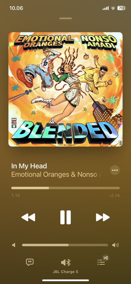 Nonso Amadi did a thing on this Ep I’m loving emotional oranges too ❤️🥰🫶🏽