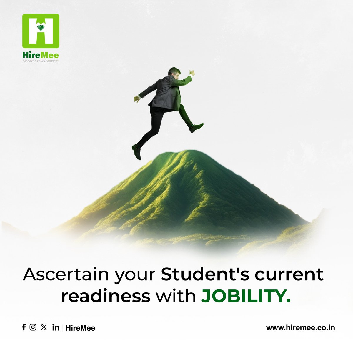 Through its #detailedreport, Jobility helps you gain a better understanding of your #student's current preparedness level.

Visit Now: hiremee.co.in/hiremee-jobili…

#HireMee #india #Bharat #assessmentreport #paidreport #onlineassessment #recruiters #studentsreport #employability