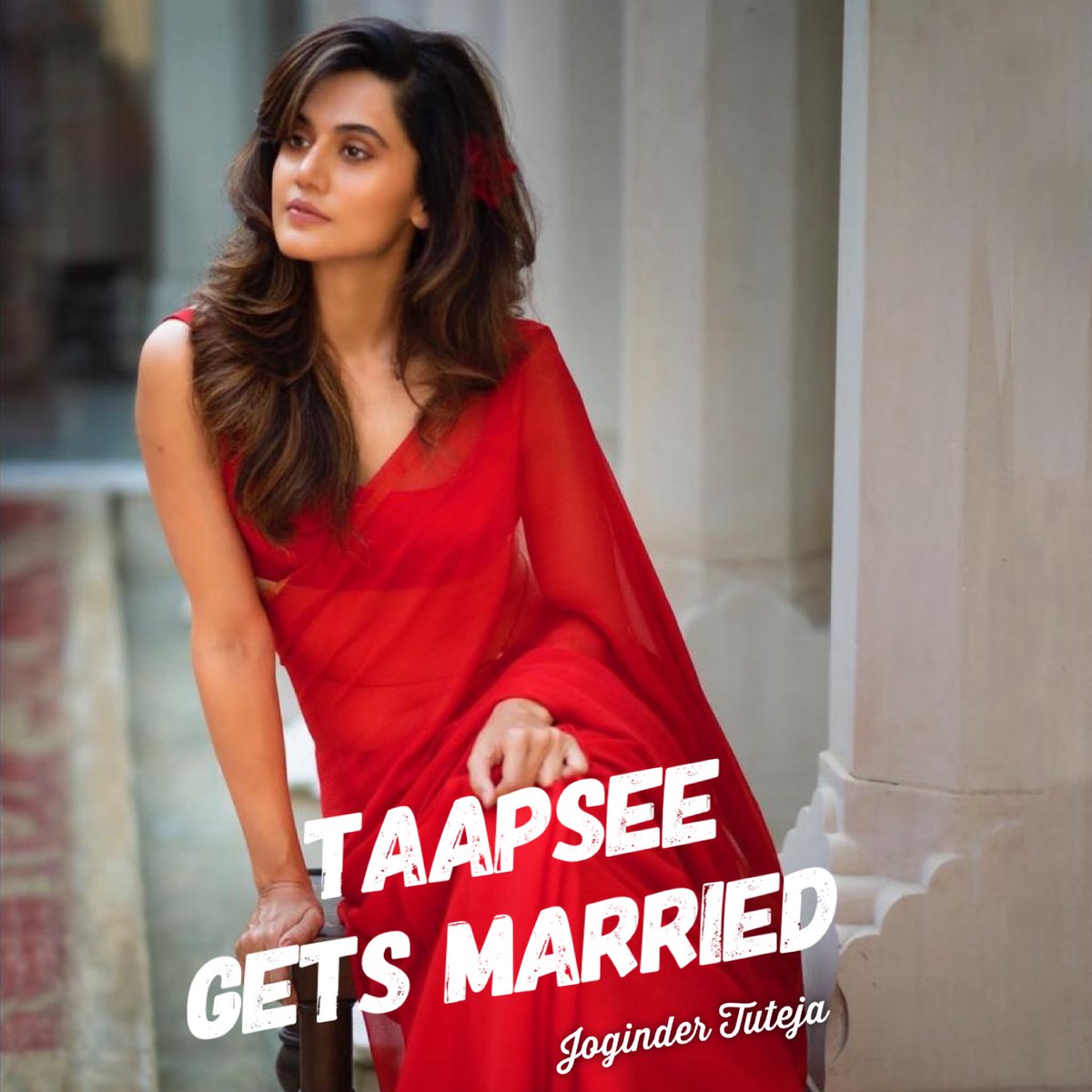 #TaapseePannu is now married 💕

She has tied the knot with her boyfriend #MathiasBoe in an intimate event.

Congratulations, @taapsee - This one has to be the most secretive ‘shaadi’ ever ❤️